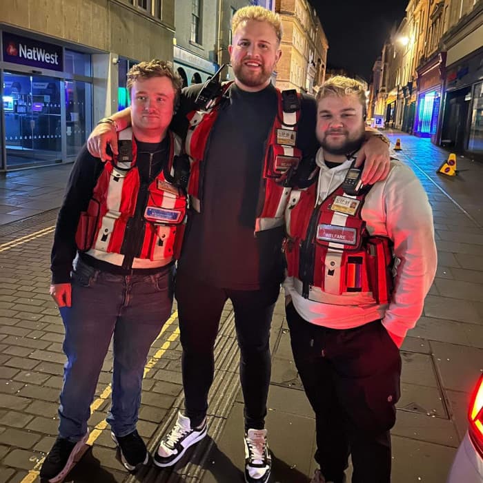 volunteers patrolling bath